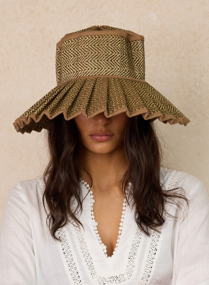 Lorna Murray CAPRI Pleated Brim Sun Hat – LOVE BINETTI