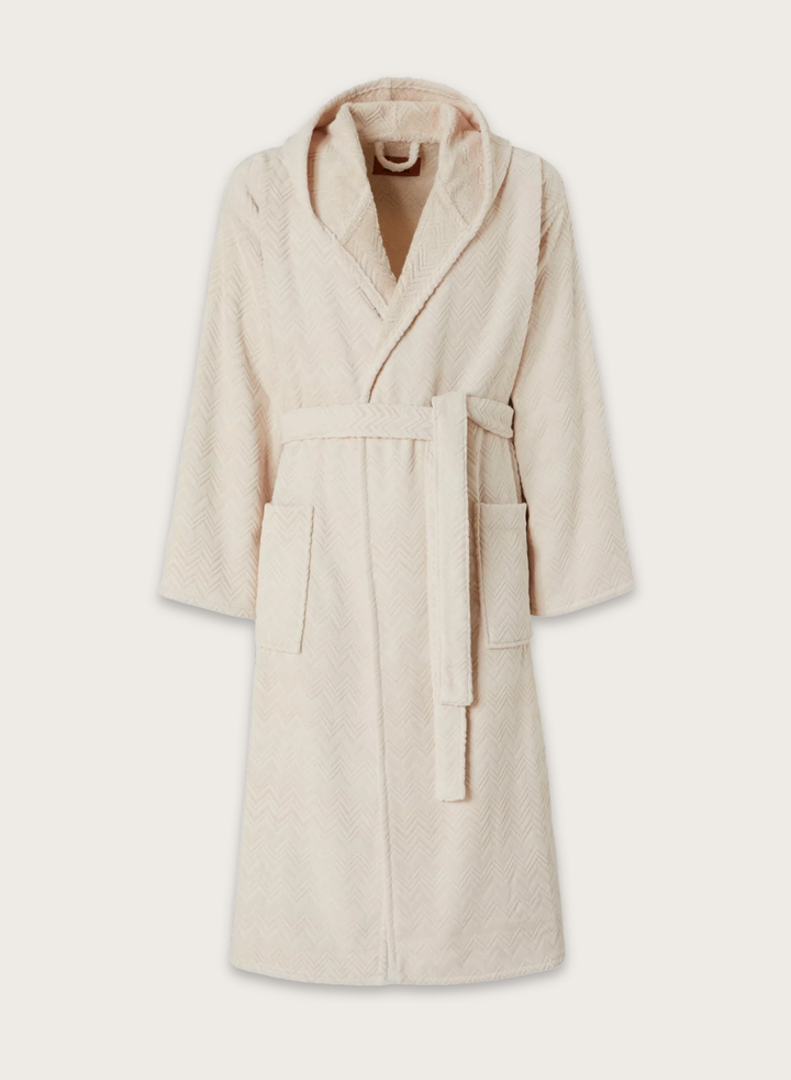 Zig Zag CHALK Bath Robe