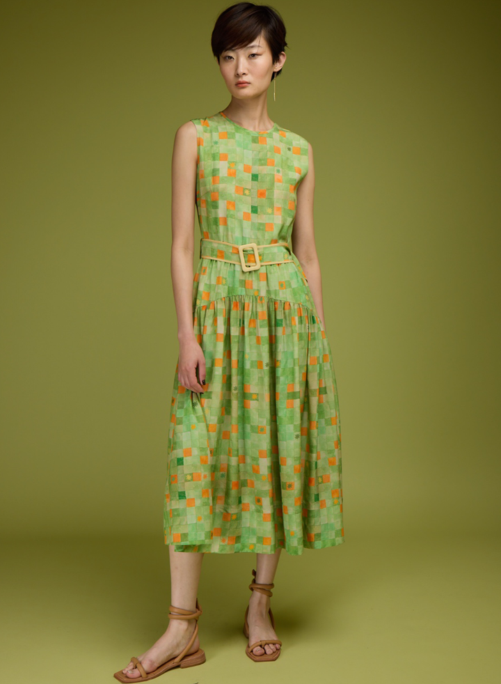 Printed CECILE Dress