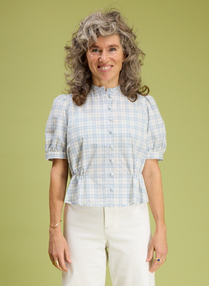 Plaid ENID Blouse