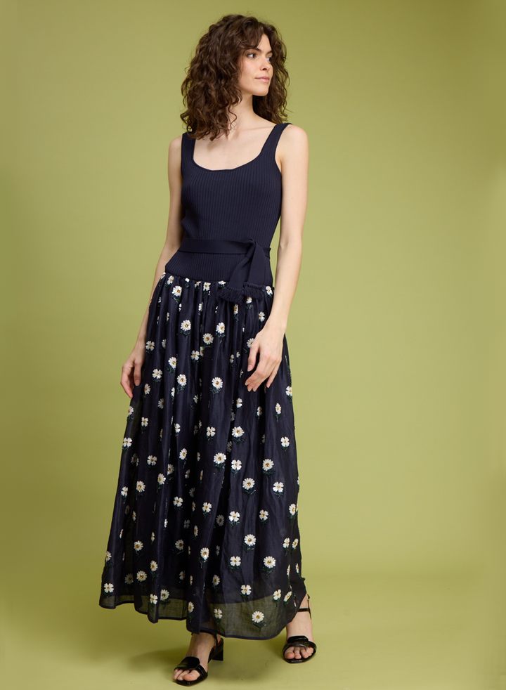 Beaded DAISY Maxi Dress