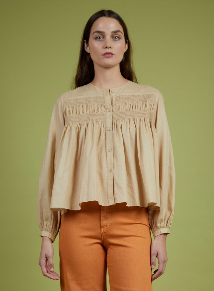 Gathered LUNA Blouse