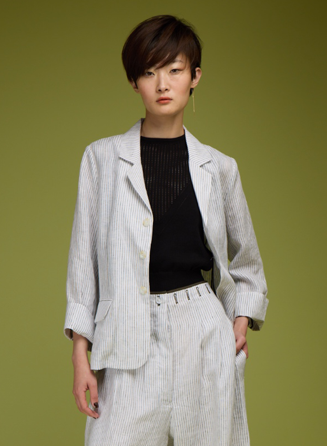 Pinstripe NOTO Blazer