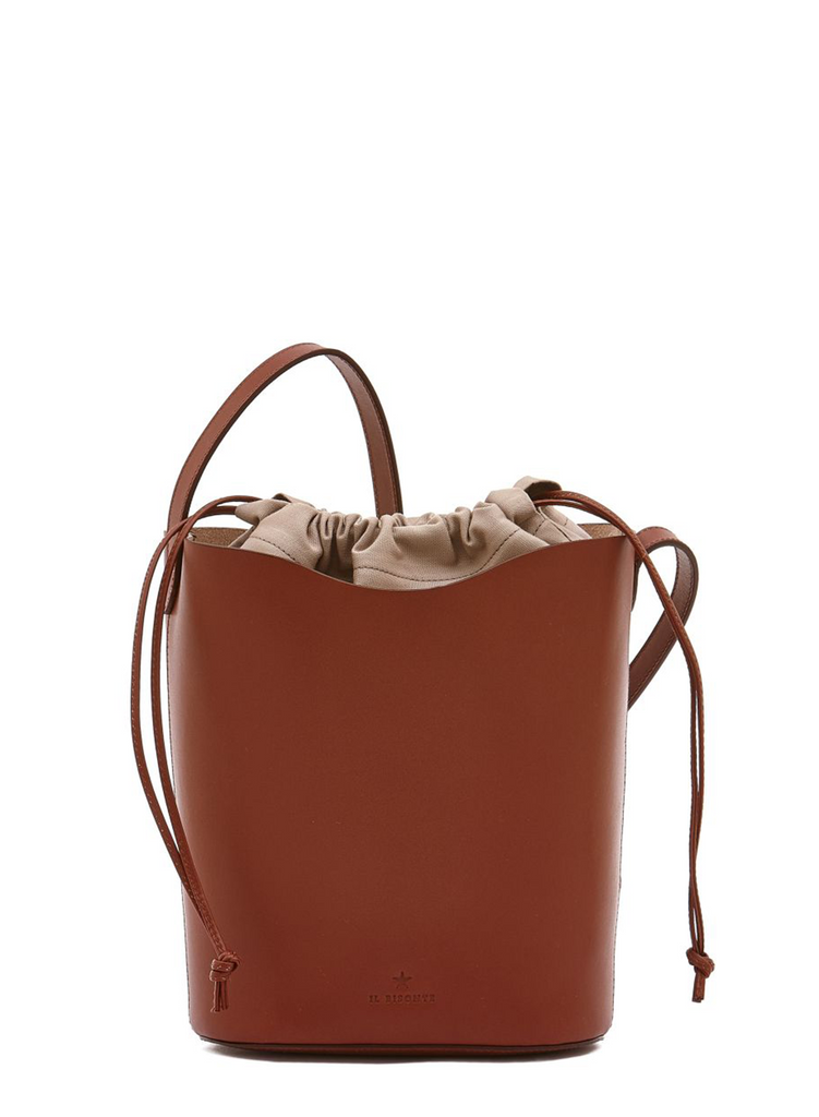 Il Bisonte Women's Le Laudi Leather Bucket Bag - Brown One-Size