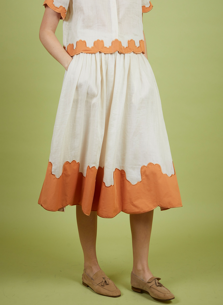 Scalloped EZRA Skirt