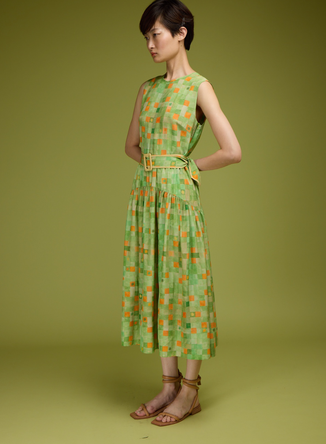 Printed CECILE Dress