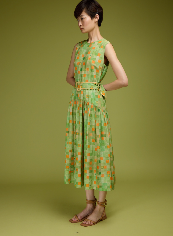 Printed CECILE Dress