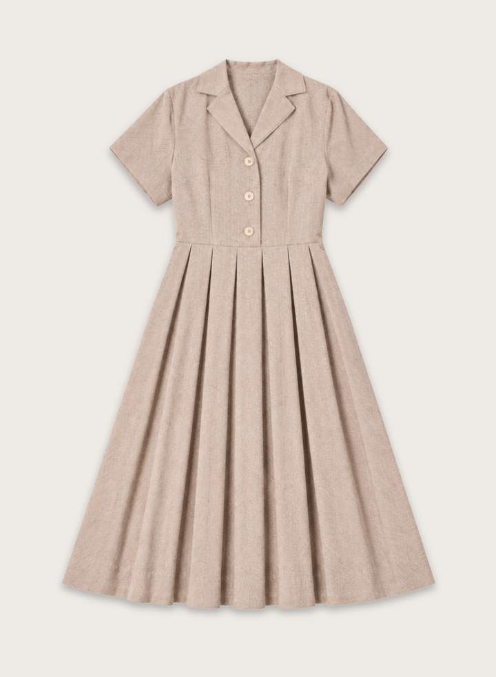 Pleated COLETTE Dress