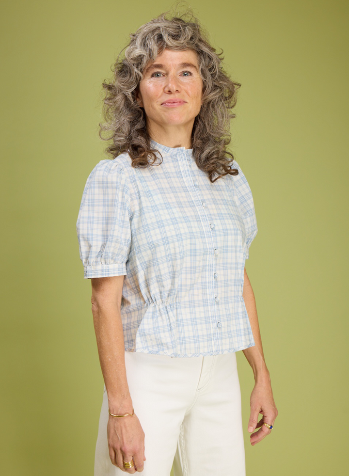 Plaid ENID Blouse