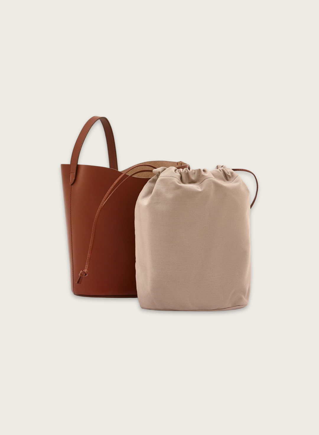 Leather BUCKET Bag