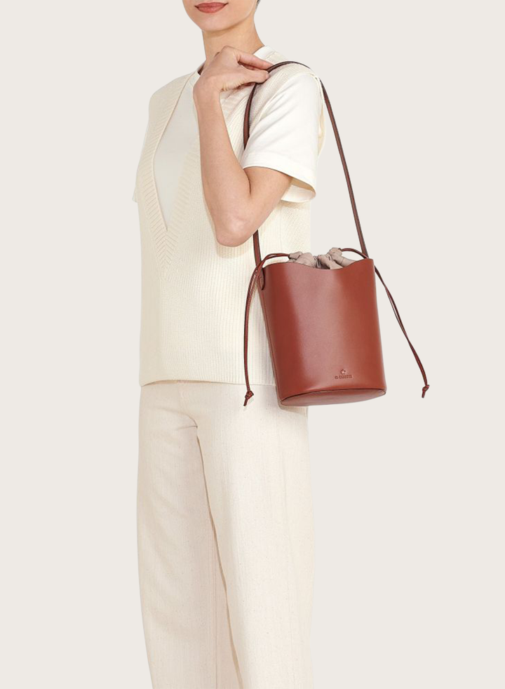Leather BUCKET Bag