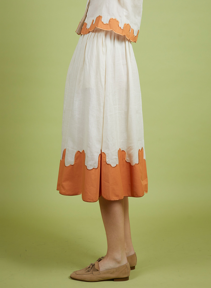 Scalloped EZRA Skirt