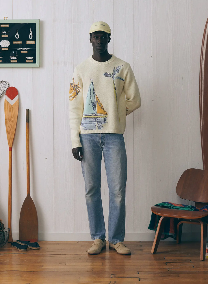Embroidered HOLWECK Sweater