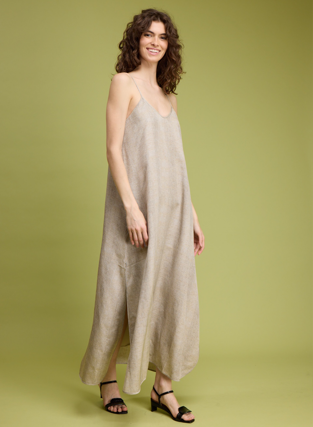 colette linen dress Relaxed Slip Media:Instant Download Fall 2024 Couture Fashion 100% Cotton Mermaid Theme Party