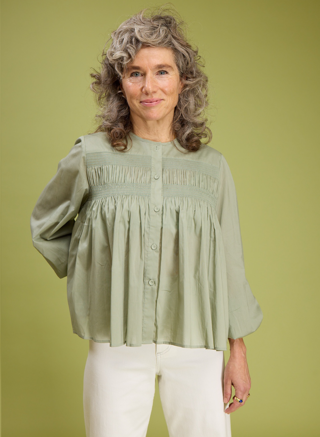 Gathered LUNA Blouse