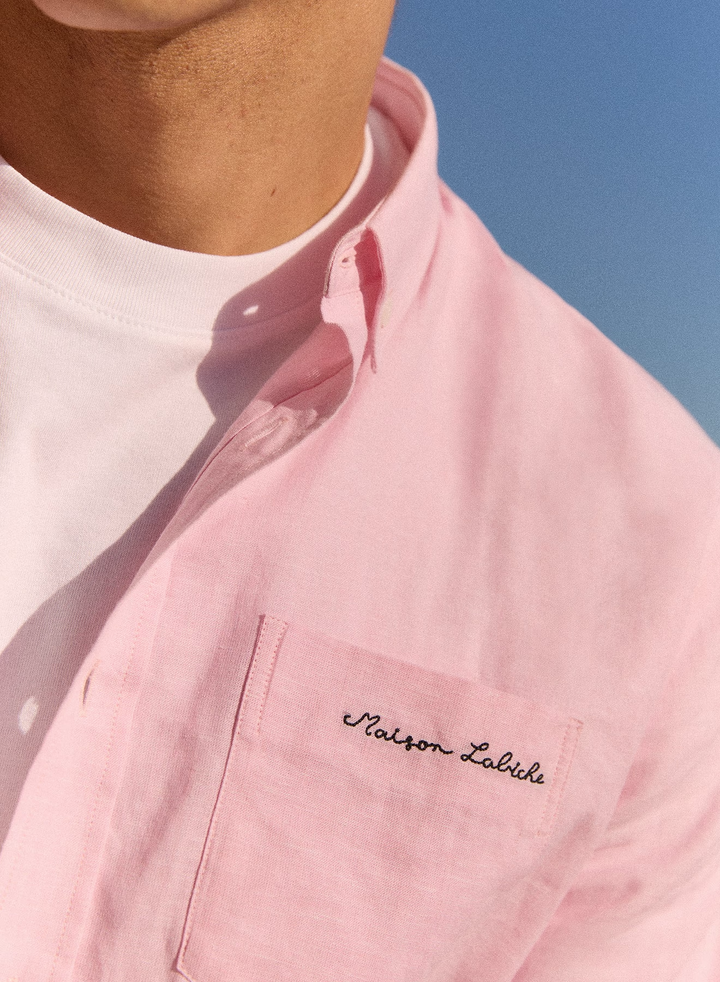 Embroidered CARNOT Collared Shirt