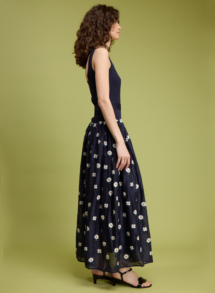 Beaded DAISY Maxi Dress