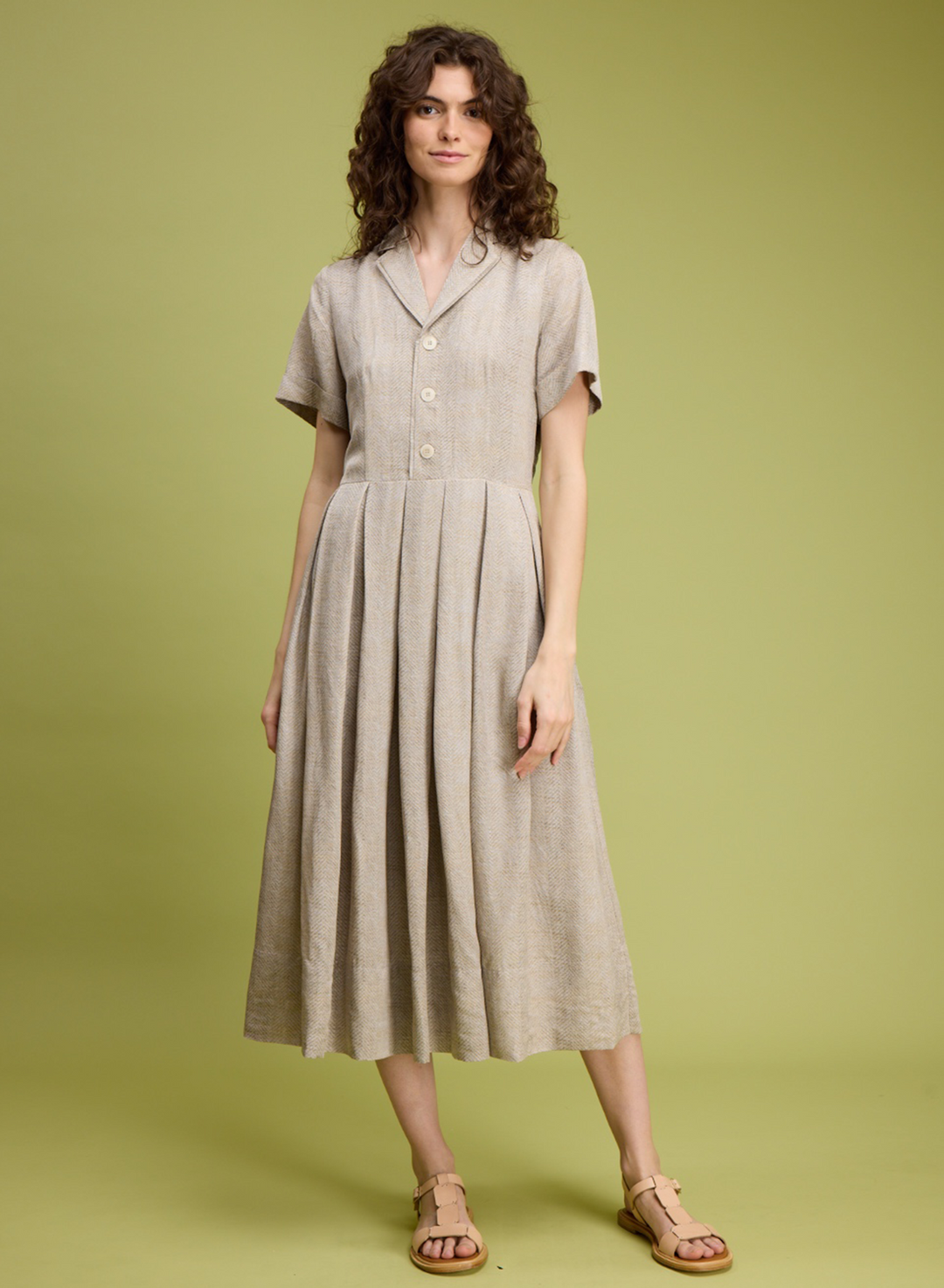Pleated COLETTE Dress