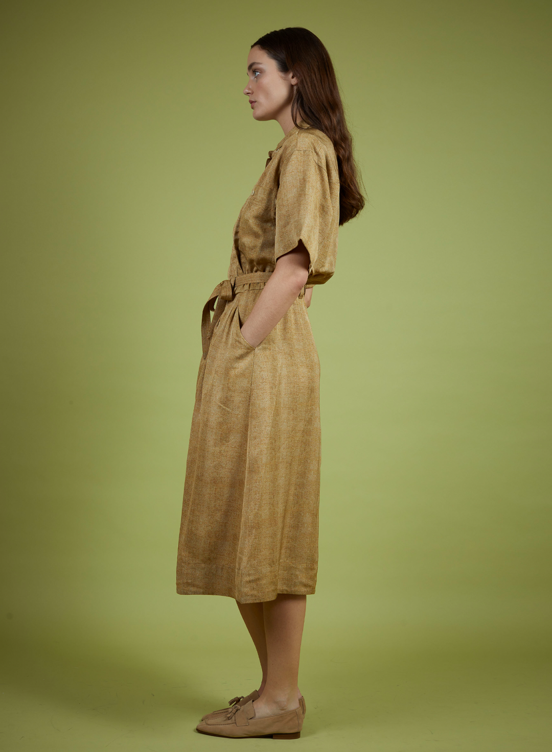 Belted COLETTE Shirt Dress