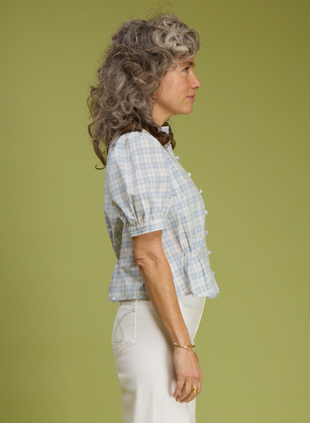 Plaid ENID Blouse