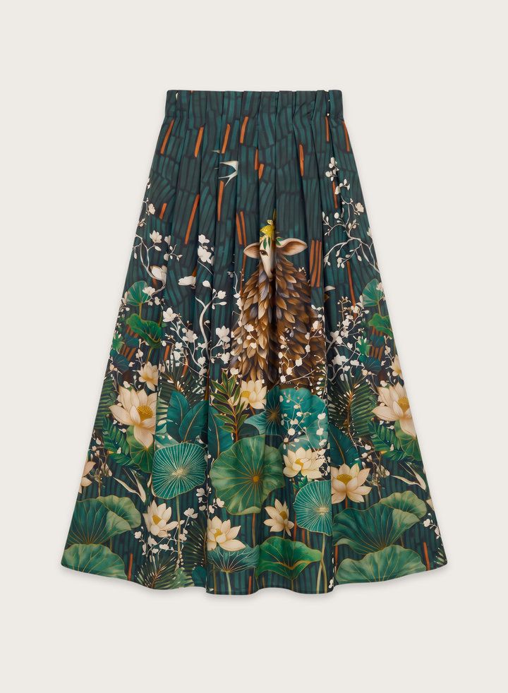 Printed FLORA Skirt