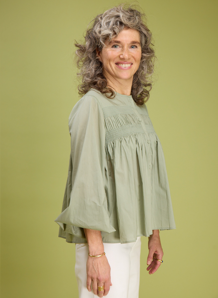 Gathered LUNA Blouse