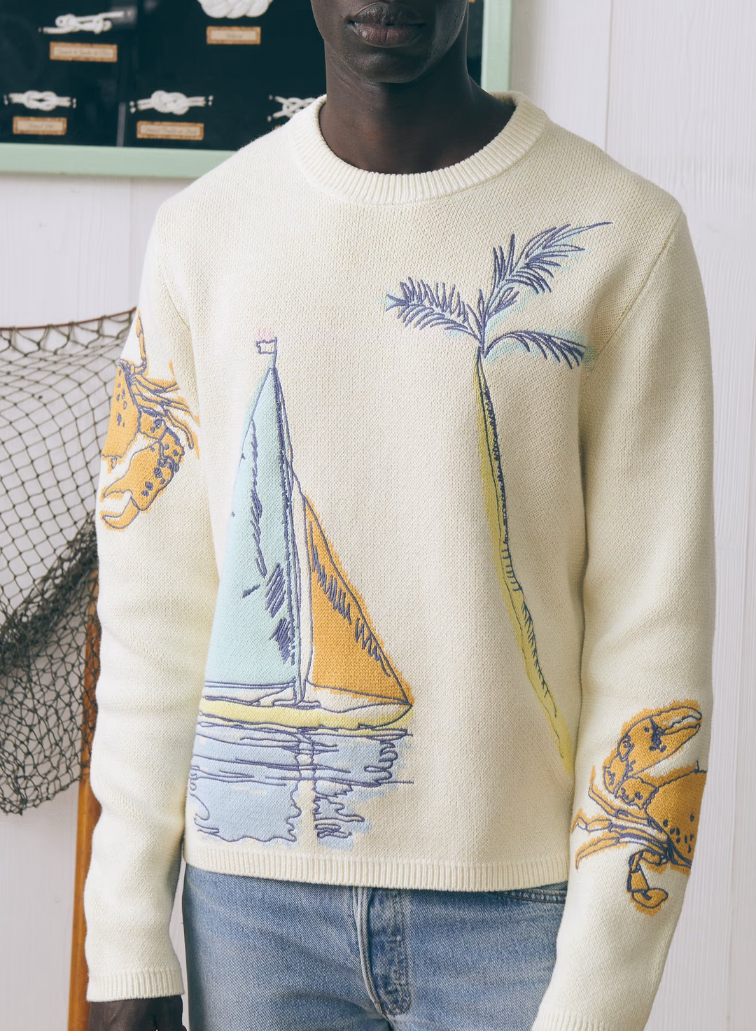 Embroidered HOLWECK Sweater