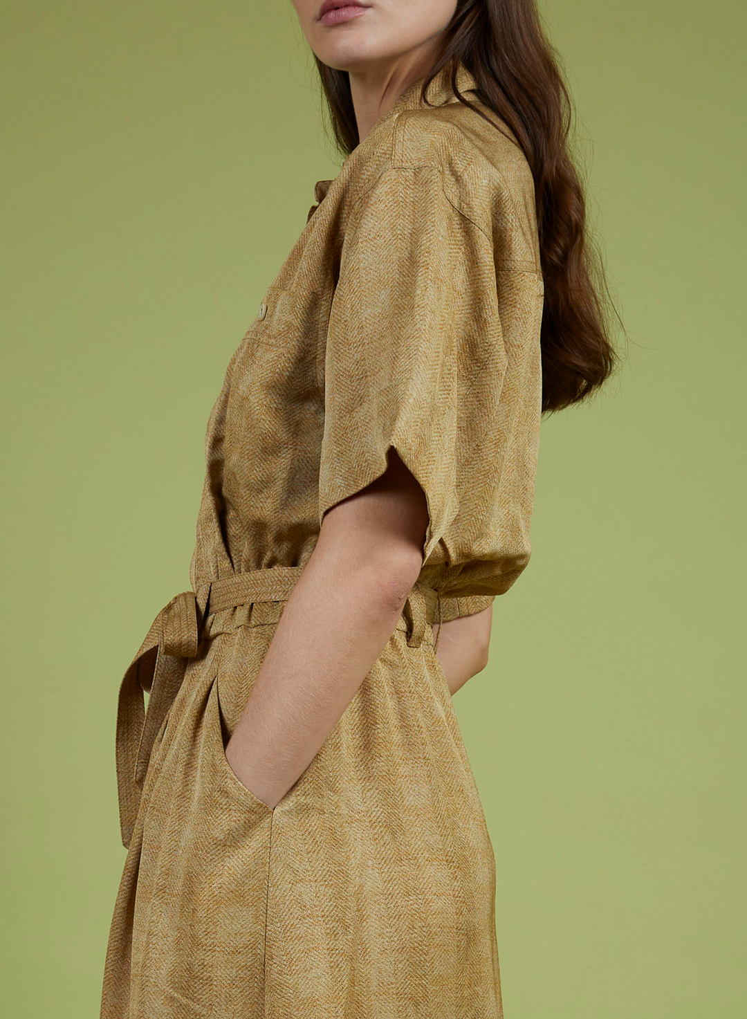 Belted COLETTE Shirt Dress