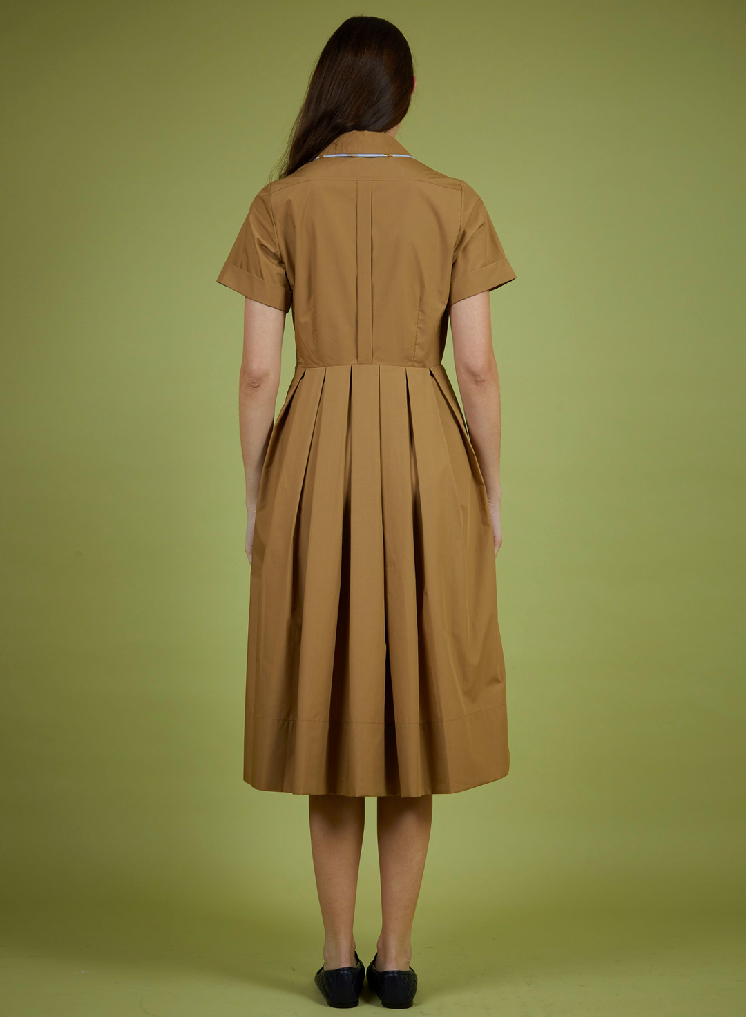 Pleated MARTINE Midi Dress