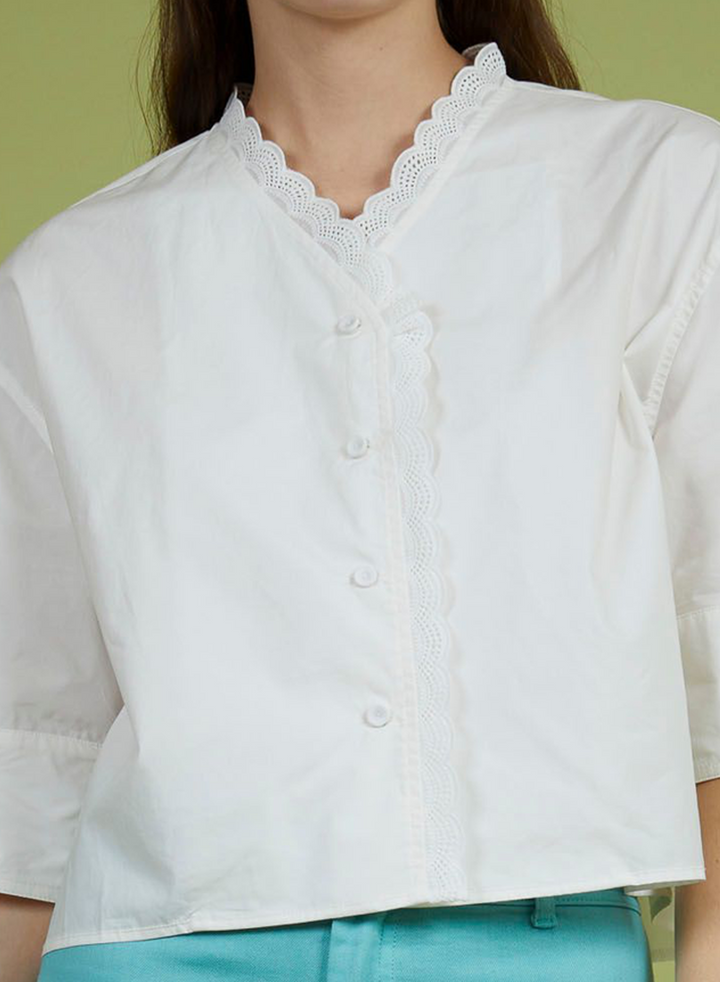 Scalloped FAYE Shirt