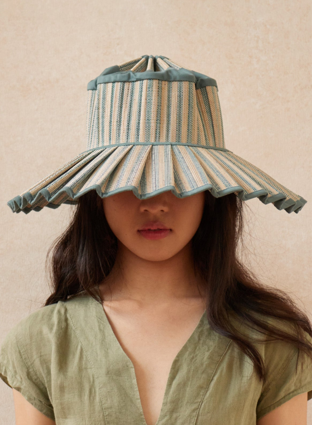 Striped CAPRI Sun Hat – LOVE BINETTI