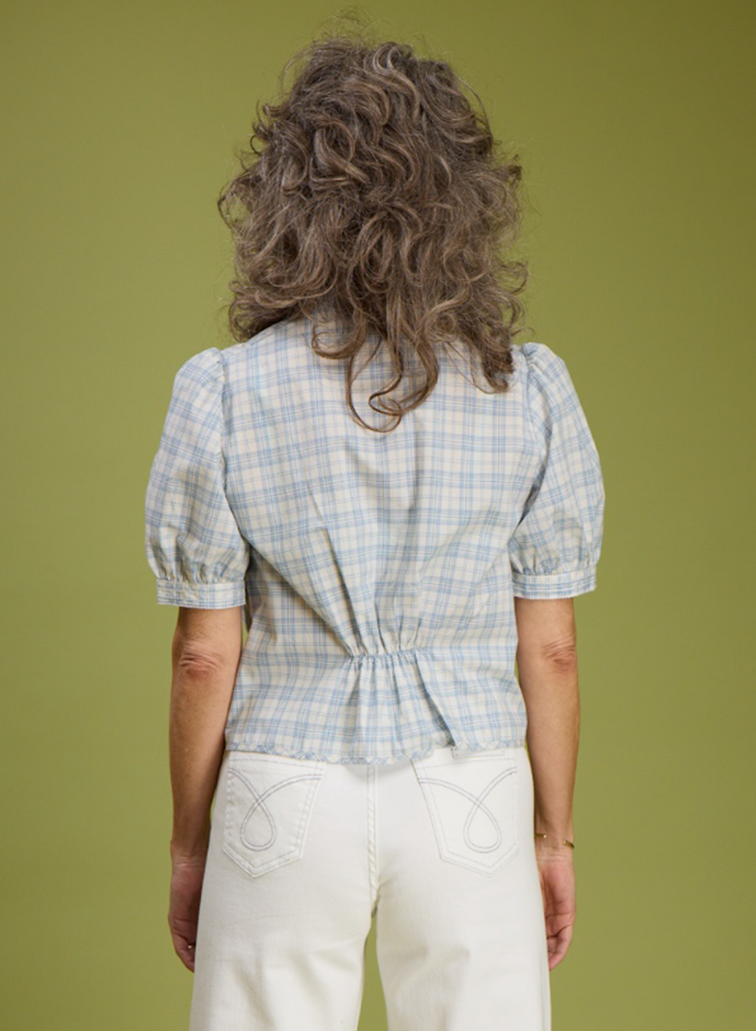 Plaid ENID Blouse