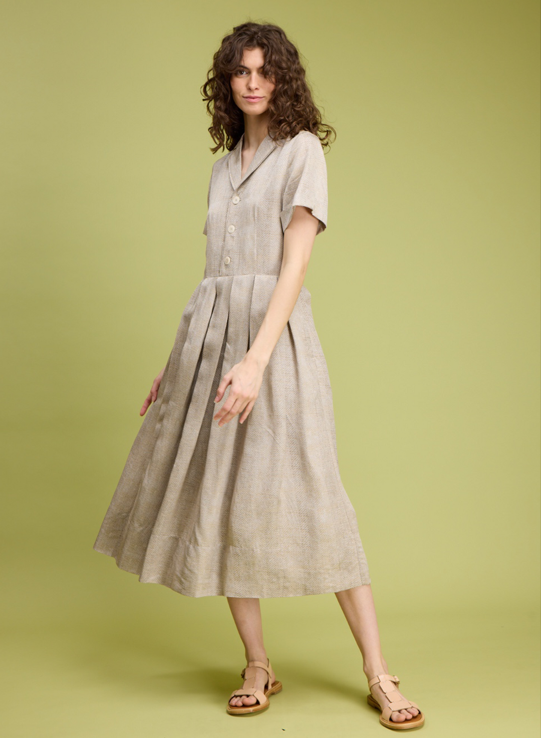 Pleated COLETTE Dress