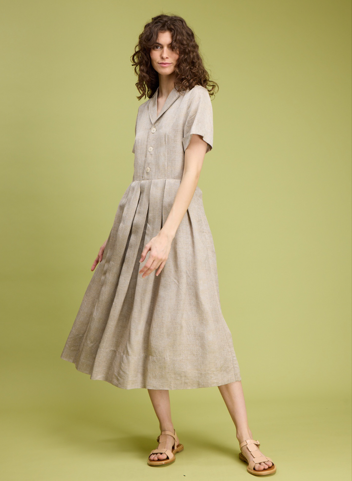 Pleated COLETTE Dress