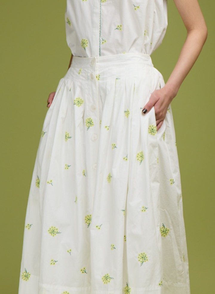 Embroidered CARLA Skirt