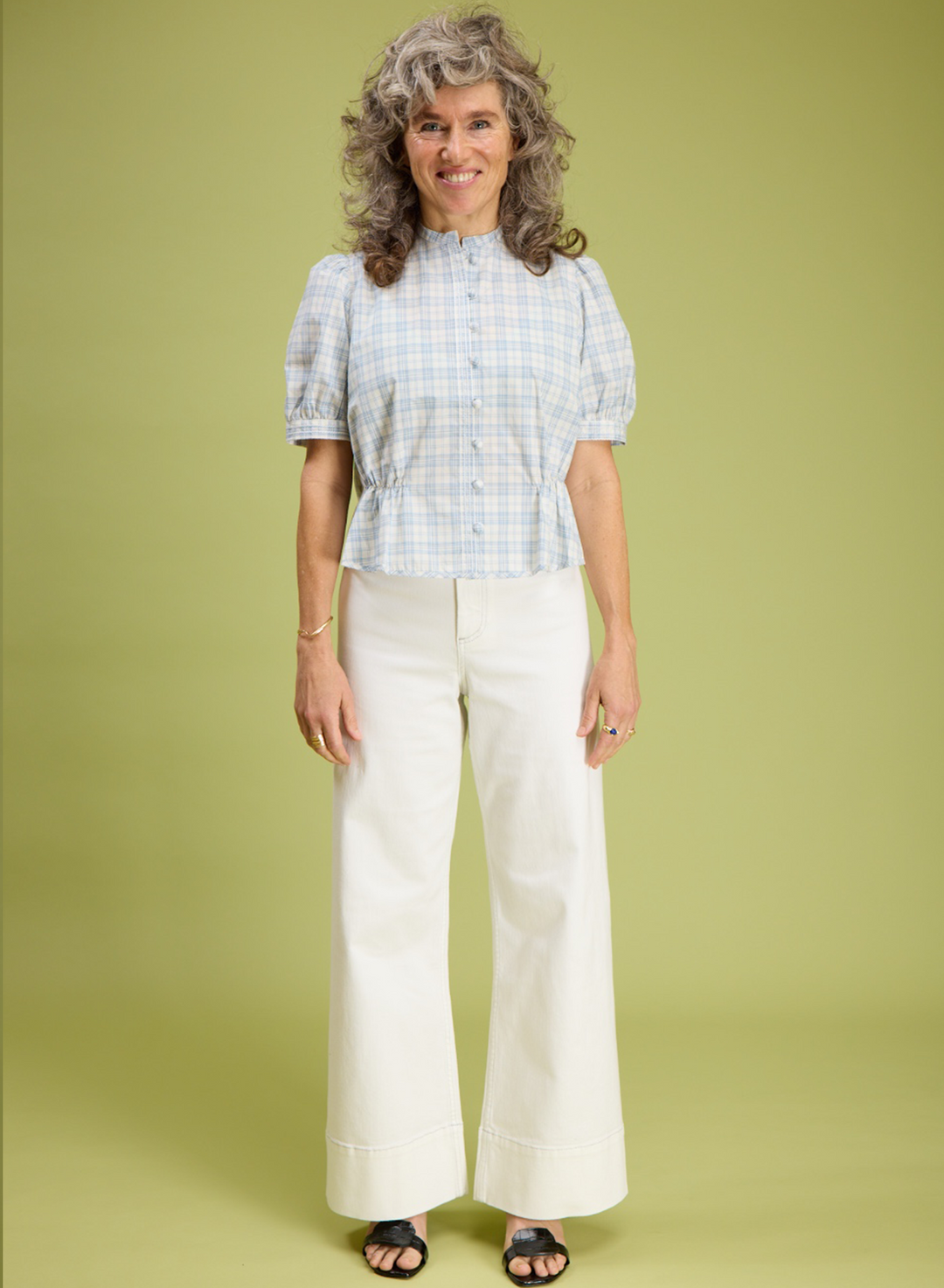 Plaid ENID Blouse