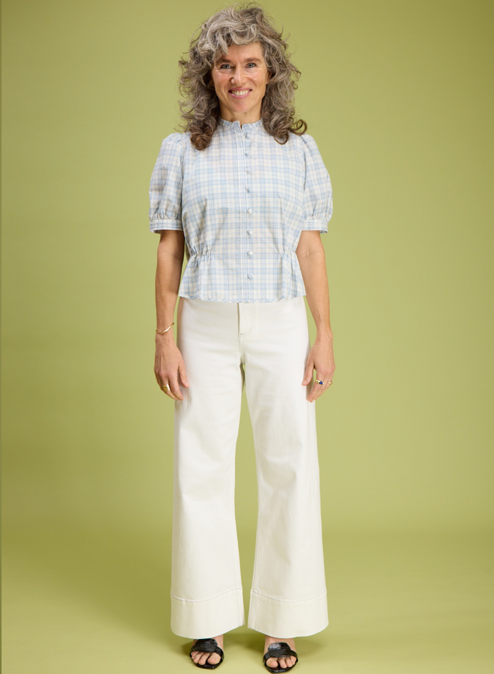 Plaid ENID Blouse