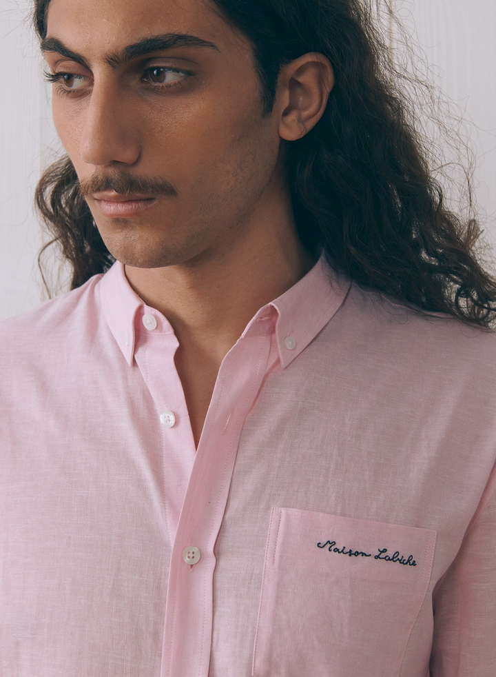 Embroidered CARNOT Collared Shirt