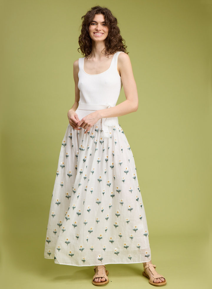 Beaded DAISY Maxi Dress
