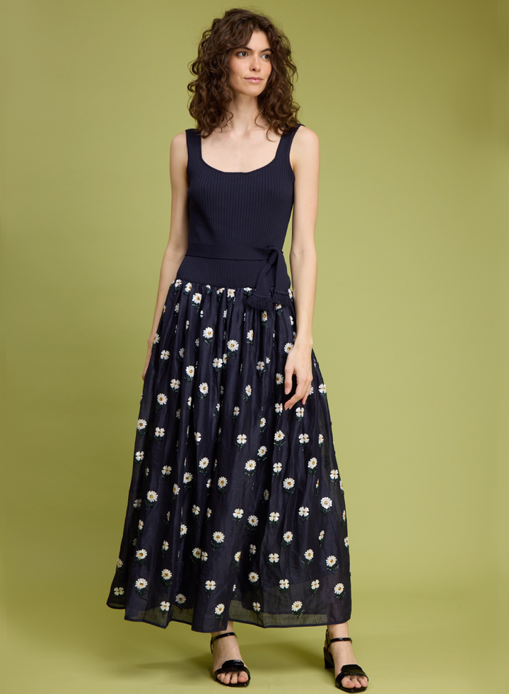 Beaded DAISY Maxi Dress