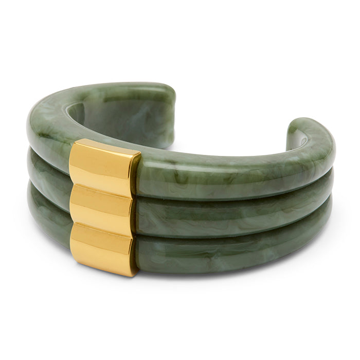 Gold JADE Bangle