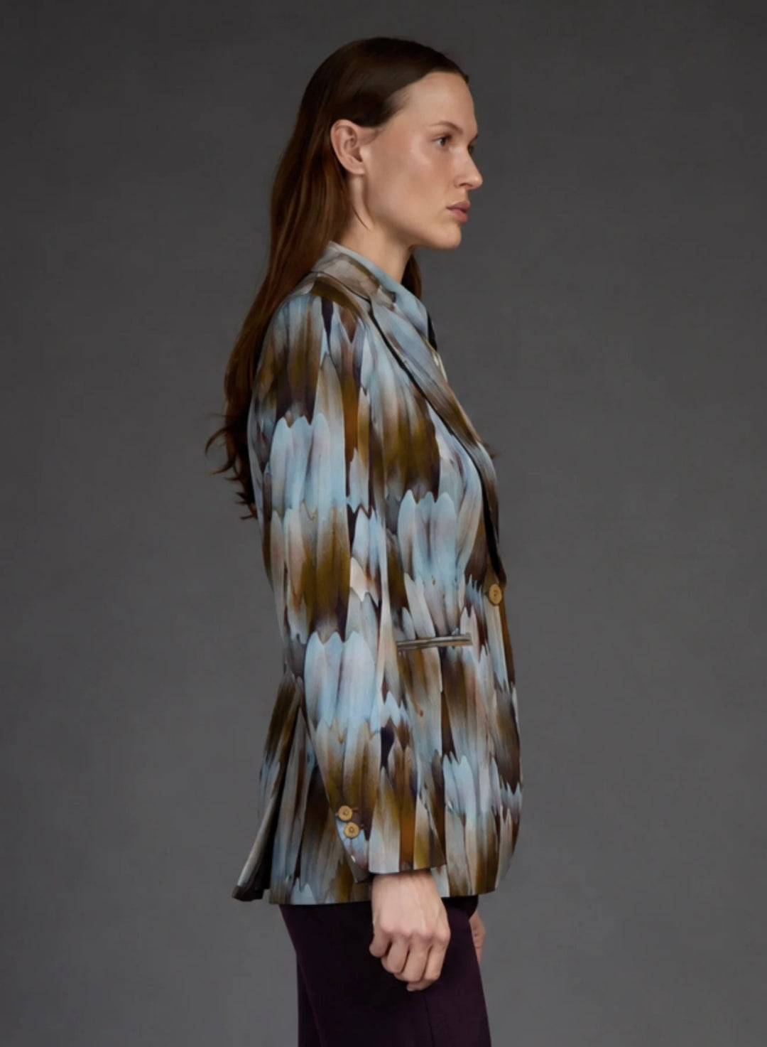 Printed FALLEN Blazer