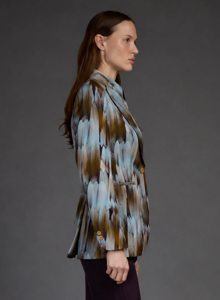 Printed FALLEN Blazer