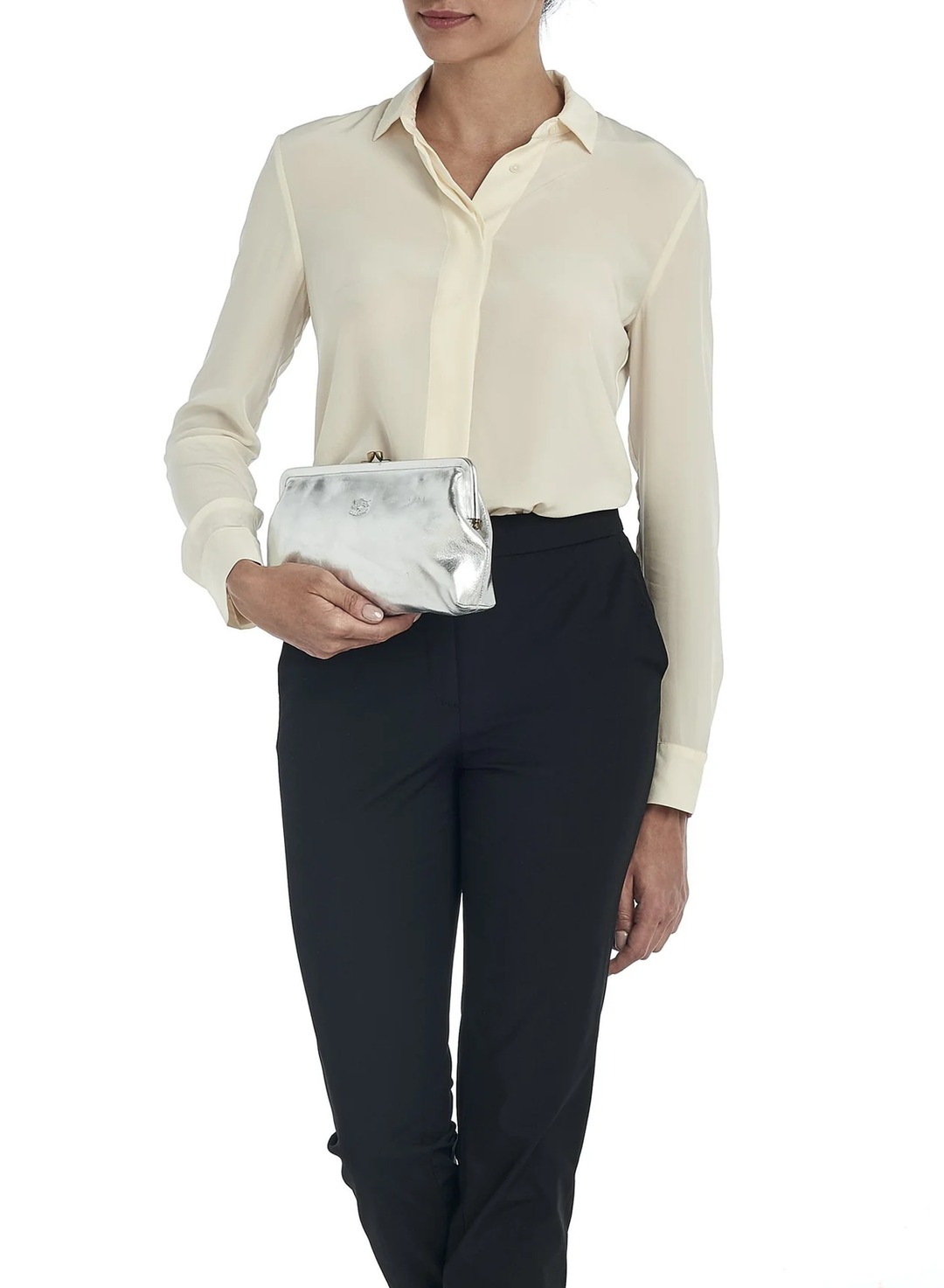 Metallic MANUELA Clutch