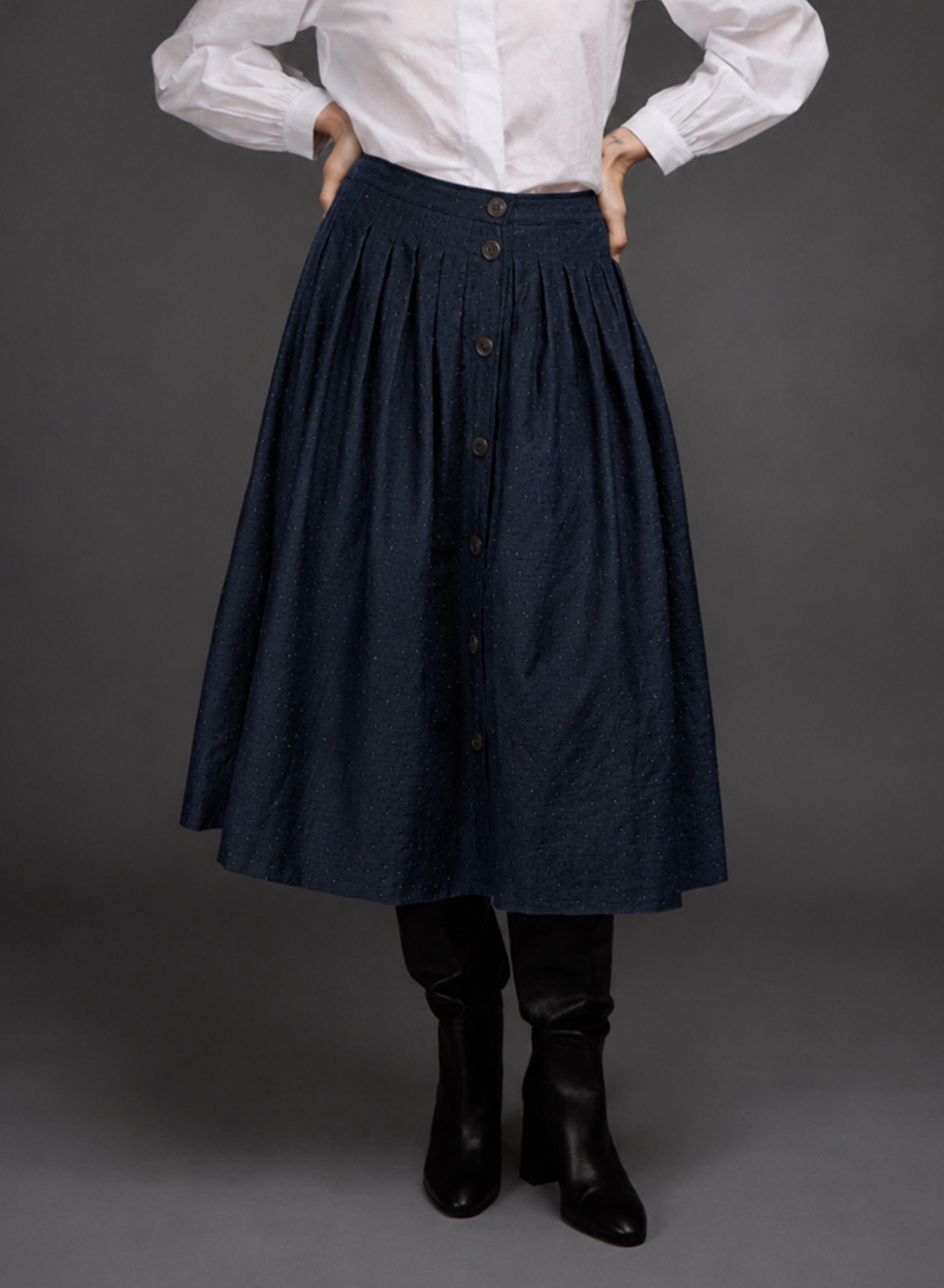 Pleated JONAS Skirt