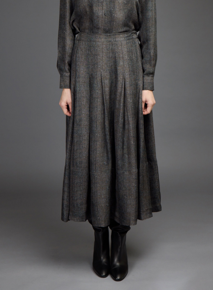 Herringbone COLETTE Skirt