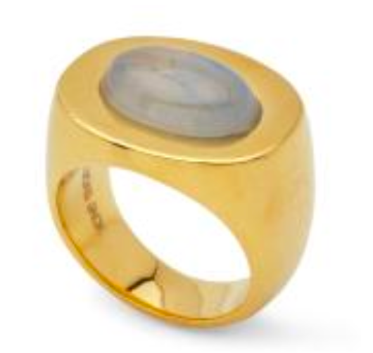 Sky Blue QUARTZ Ring