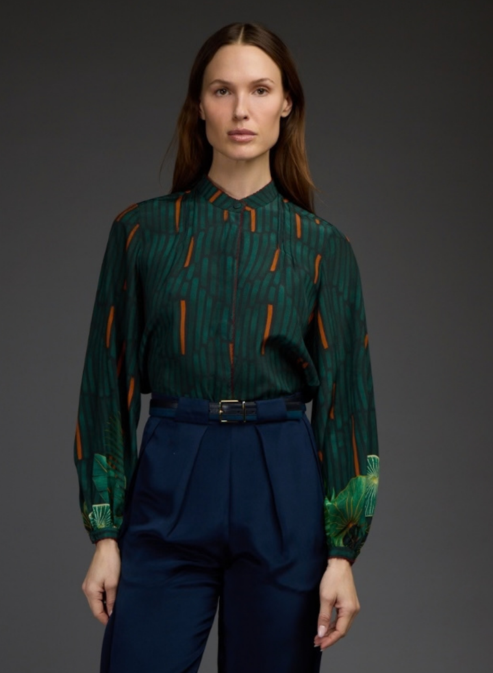 Printed FLORA Blouse