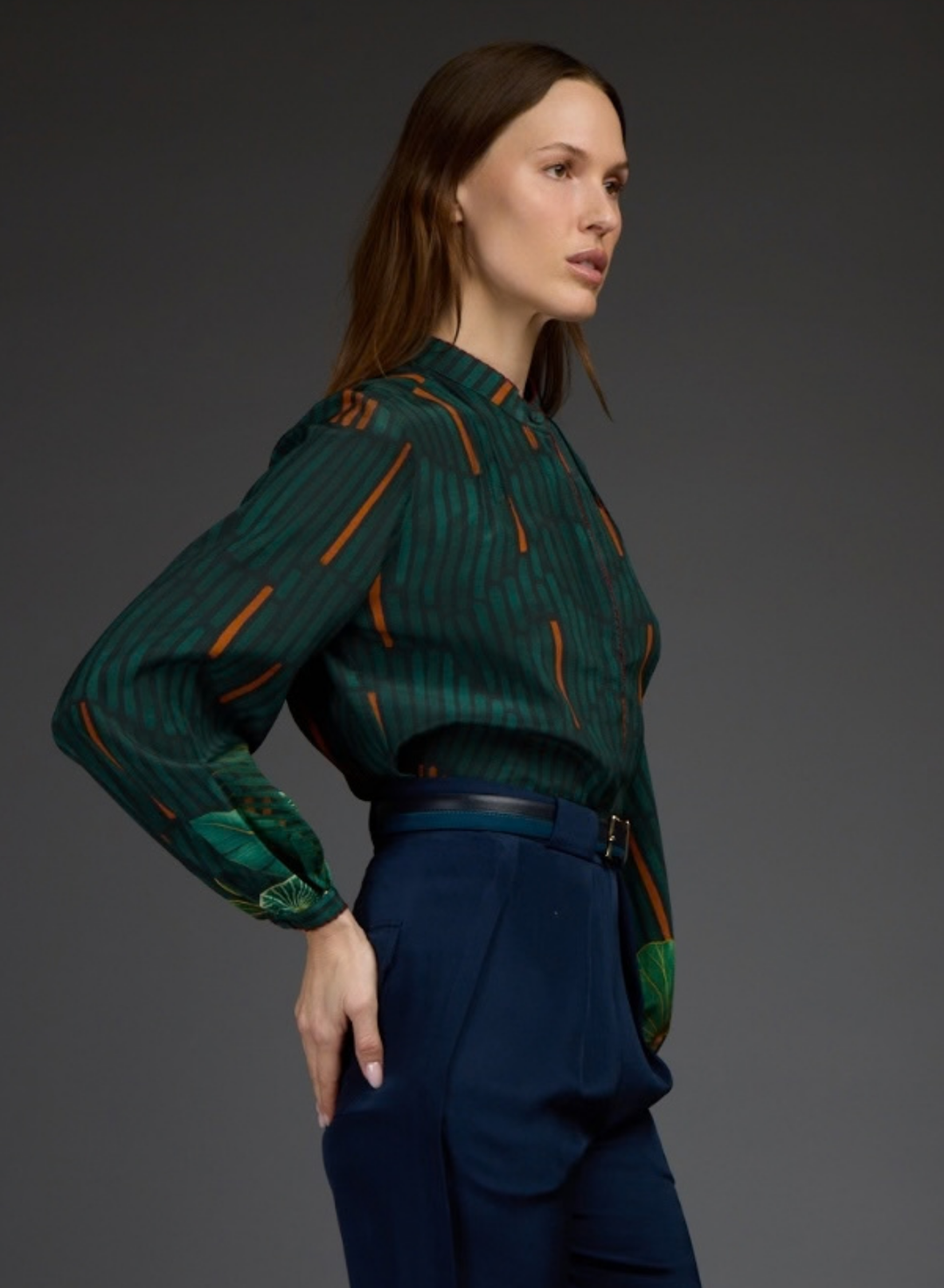 Printed FLORA Blouse