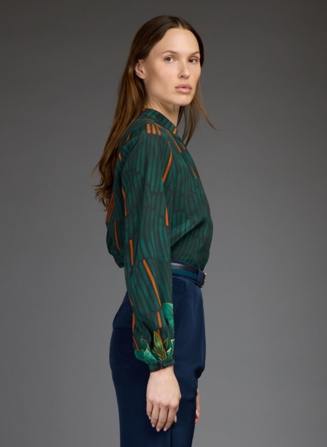 Printed FLORA Blouse